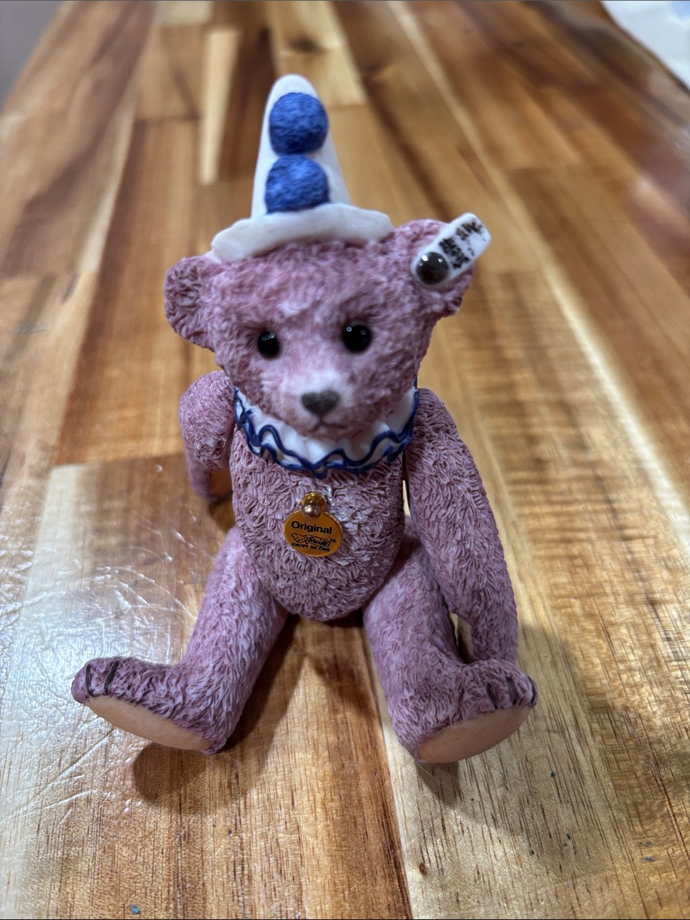Vintage, Steiff 1926 Teddy Clown Bear by Enesco